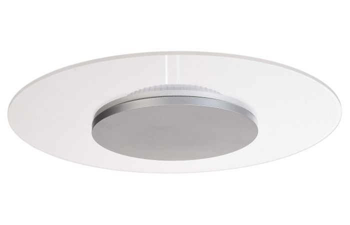 Šviestuvas v/t LED 18W 3000K 2000lm D-370mm H-46mm dimeriuojamas sidabrinės spalvos ZANIAH - DEKO LIGHT