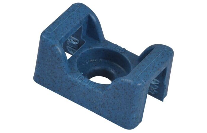 Laikiklis dirželiui 14x23mm prisukamas M5 aptinkamas detektoriumi šviesiai mėlynas TC5142-NDT [pak. po 100 vnt.] - ABB