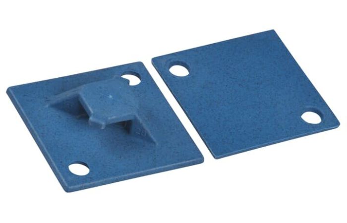 Laikiklis dirželiui 28.6x28.6mm aptinkama detektoriumi šviesiai mėlynas TC5347A-NDT [pak. po 100 vnt.] - ABB