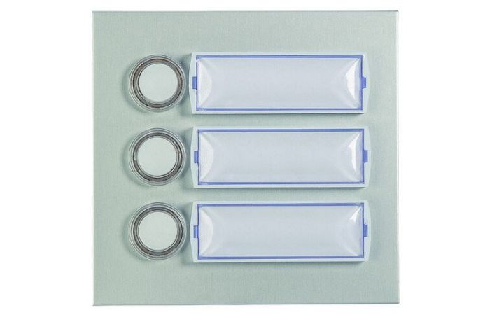 Mygtukas p/t skambučiui trigubas IP20 iki 24V su pašvietimu PKPB3 / 3 - PROTEC