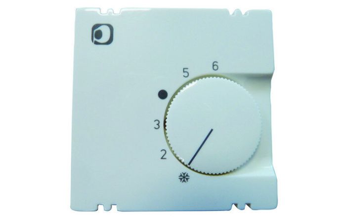 Dangtelis reguliatoriui temperatūros baltas 55x55 PRTRAS550M - PROTEC