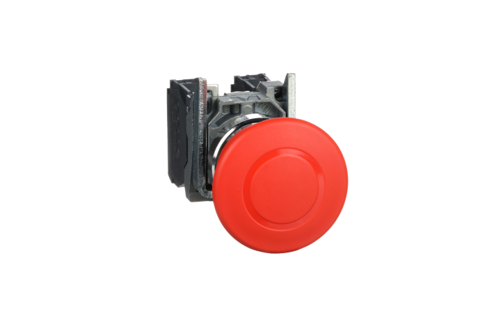 Mygtukas STOP 1no+1nc su fiksacija 22/40mm grybo formos raudonas IP66 XB4 Harmony - SCHNEIDER ELECTRIC