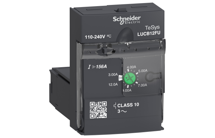 Modulis apsaugos 3-12A 110-240V AC CL 10 išplėstas LUCB TeSys - SCHNEIDER ELECTRIC
