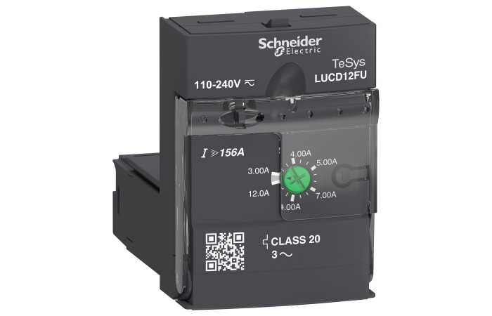 Modulis apsaugos 3-12A 110-240V AC CL 20 išplėstas LUCD TeSys - SCHNEIDER ELECTRIC