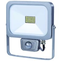 Prožektorius LED 10W IP54 4000K su judesio jutikliu pilkas PLEDSB10 - PROTEC