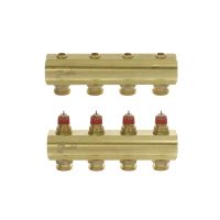 Kolektorius grindiniam šildymui reguliuojamas 1'' 4+4 FHF-4 [pak. po 2 vnt.] - DANFOSS