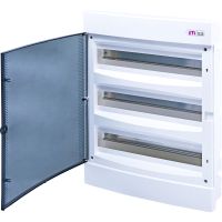 Skydelis p/t 54 modulių IP40 skaidrios durys ECM3x18PT-S - ETI