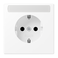 Lizdas p/t SCHUKO su markiravimo vieta baltos matinės spalvos LS - JUNG