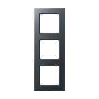 Rėmelis trigubas antracito matinės spalvos A550 - JUNG