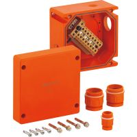 Dėžutė v/t [160x160x110] IP66 E30 su gnybtais 5x10mm2 be halogenų WKE304RK - SPELSBERG