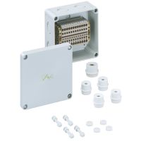Dėžutė v/t [130x130x75] IP66 su gnybtais ZDU4 12x4mm2 pilka RK4/12SL-12x4 - SPELSBERG