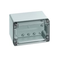 Dėžutė v/t [122x82x85] IP67/66 tuščia skaidrus dangtelis TGABS1208-9-to - SPELSBERG