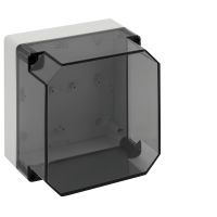 Dėžutė v/t [182x180x137] IP66 tuščia skaidrus dangtelis be vietų sandarikliams TKPS1818-13f-to - SPELSBERG