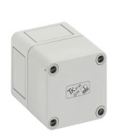 Dėžutė v/t [65x65x81] IP66 tuščia pilka be halogenų TKPS77-8-o - SPELSBERG