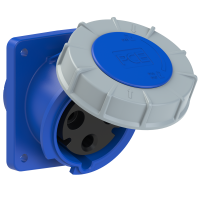 Lizdas CEE į/l 3P 63A 230V 6h IP67 [100x112] TWIST - PCE