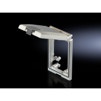 Rėmelis viengubas su dangteliu 120x65mm metalinis SZ 2482.320 - RITTAL