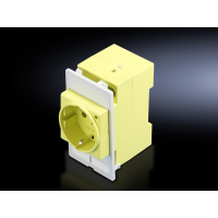 Lizdas SCHUKO ant DIN bėgelio geltonas SZ 2482.410 - RITTAL