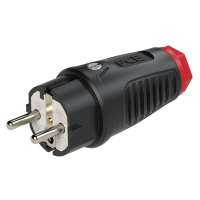 Kištukas a/k SCHUKO juodas IP54 Taurus2 - PCE