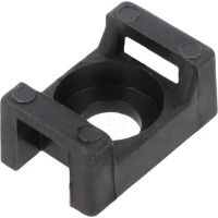 Laikiklis dirželiui 14.7x9.4mm prisukamas M4 juodas CTM1 [pak. po 100 vnt.] - HELLERMANN TYTON