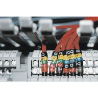 Markiruotė "L1" laidui užmaunama 1-3mm karpoma geltona HGDC1 [pak. po 500 vnt.] - HELLERMANN TYTON