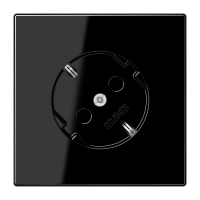 Lizdas p/t SCHUKO juodas 45 laipsnių 16A 250V LS - JUNG