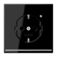 Lizdas p/t juodas su apšvietimu LS - JUNG