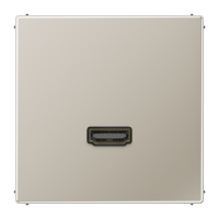 Lizdas viengubas HDMI nerūdijančio plieno LS - JUNG