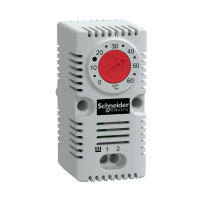 Termostatas skydui 1NC šildymui raudonas 0...60C - SCHNEIDER ELECTRIC