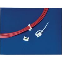 Laikiklis dirželiui 14.7x9.4mm prisukamas M4 baltas CTM0 [pak. po 100 vnt.] - HELLERMANN TYTON