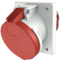 Lizdas CEE į/l 5P 63A 400V IP44 kampinis - MENNEKES