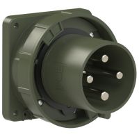 Kištukas CEE į/l 4P 125A 400V 6h IP67 žalias [120x120] POWER TWIST - PCE