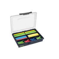 Rinkinys vamzdelių termosusitraukinčių be klijų 3.5-12.5mm įvairių spalvų [rinkinyje 110 vnt.] - CIMCO