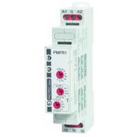 Relė laiko multifunkcinė modulinė 0.1s-10d 1co 12-240V AC/DC PMFR 1 - PROTEC