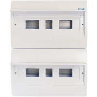 Skydelis v/t 36 modulių IP40 baltos durys BC-O-2/36-TW-ECO - EATON