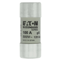 Saugiklis 100A 120kA 500V AC gL/gG 22x58mm - EATON