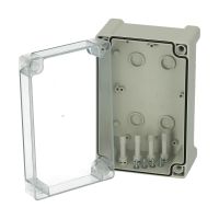 Dėžutė v/t [187x122x90] IP65 tuščia su vyriais skaidrus dangtelis TPC191209T - FIBOX