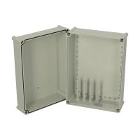 Dėžutė v/t [378x278x180] IP66/67 tuščia pilkos spalvos PC 3828 18 G - FIBOX