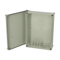 Dėžutė v/t [378x278x130] IP66/67 tuščia pilkos spalvos ABS 3828 13 G - FIBOX