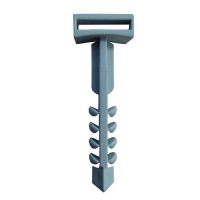 Kaištis įkalamas dirželiui tvirtinti 6x40mm pilkas UV PDSNK40 [100] - PROTEC