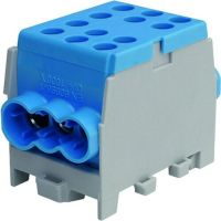 Gnybtas 35mm2 Cu/Al mėlynas 6 prijungimai (2x35/4x25) PHLAK3524BL - PROTEC