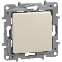 Perjungiklis kryžminis p/t viengubas be rėmelio dramblio kaulo spalvos 10A 250V NILOE - LEGRAND