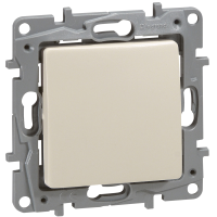 Perjungiklis p/t viengubas dramblio kaulo spalvos be rėmelio 10A 250V NILOE - LEGRAND