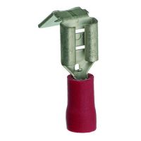 Antgalis izoliuotas 1.5-2.5mm2 mėlynas (plokštieji lizdai 6.3x0.8 su užlenk) PFSHIA [100] - PROTEC