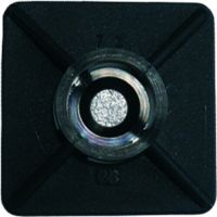 Laikiklis dirželiui 19x19mm klijuojamas juodas PKB-BS [100] - PROTEC