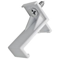 Laikiklis šviestuvo kampinis plastikinis PLL LED PCW-10 [10] - PROTEC