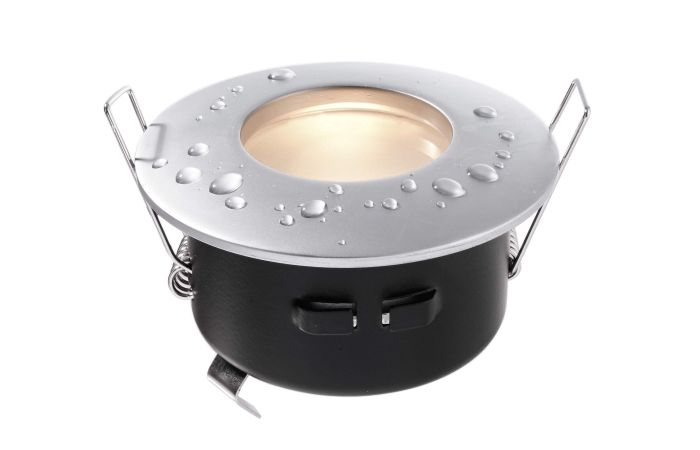 Šviestuvas į/l 1x35W GU5.3 IP65 D-84mm H-42mm sidabrinės spalvos CEILING BUILT-IN RING - DEKO LIGHT