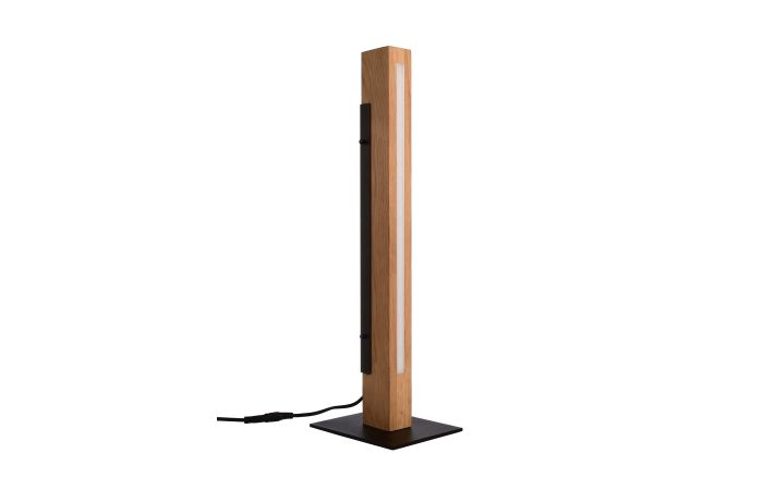 Šviestuvas stalinis LED 7W 3000K 420lm 40x60mm H-510mm dimeriuojamas medinis juodos spalvos MADERA - DEKO LIGHT