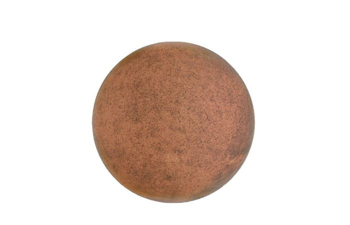 Šviestuvas lauko 1x42W E27 IP44/IP65 D-400mm rutulys terracotta spalvos su tvirtinimu SPHERICAL LAMP TERRACOTTA - DEKO LIGHT
