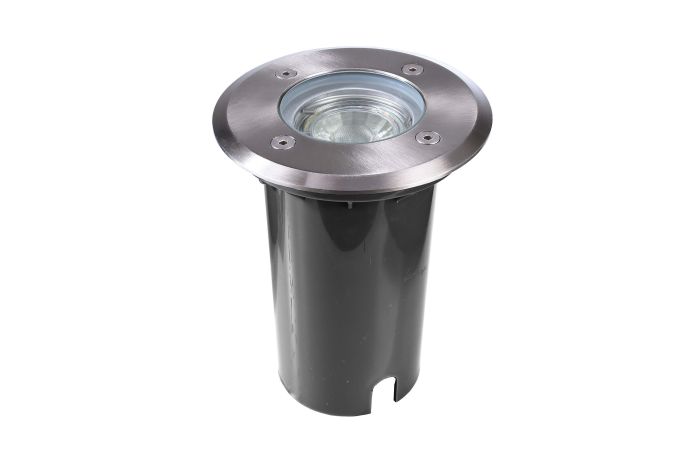 Šviestuvas į/ž 1x7W GU10 IP67 D-97mm H-111mm nerūdijančio plieno sidabrinės spalvos ATON - DEKO LIGHT