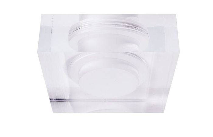 Dangtelis šviestuvui 90x90mm skaidrus - DEKO LIGHT